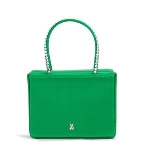 Amina Muaddi Gilda Green Mini Bag